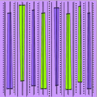 Heidi Grace Designs - spectrum pgb funky stripe 12x12 paper  (pack of 10)